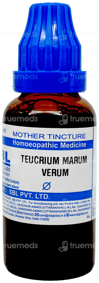 Sbl Teucrium Marum Verum Q Mother Tincture 30Ml